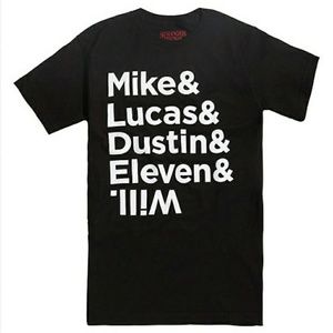 Stranger Things Names Roll Call Tee